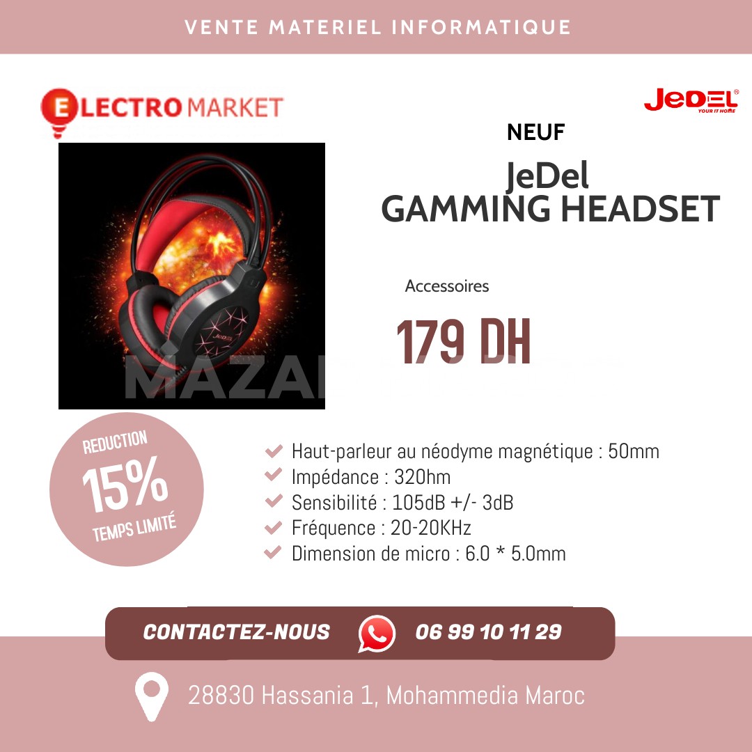 JeDel GAMMING HEADSET
