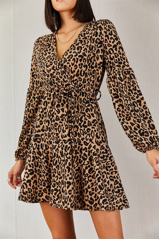 robe léopard